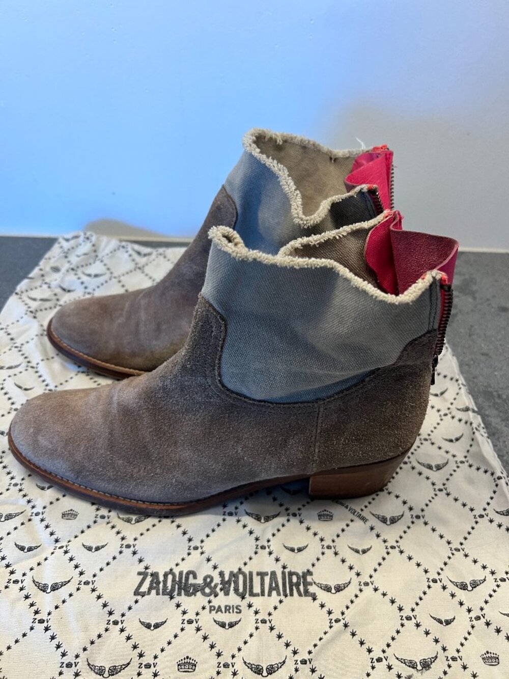 Zadig & Voltaire Teddy ankle Boots
